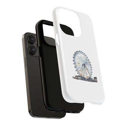 Funky Ferris Wheel Magnetic Case | Tough iPhone Cover, Customized Phone Case, Unique Gift, Festival Accessory, Durable Phone Protection