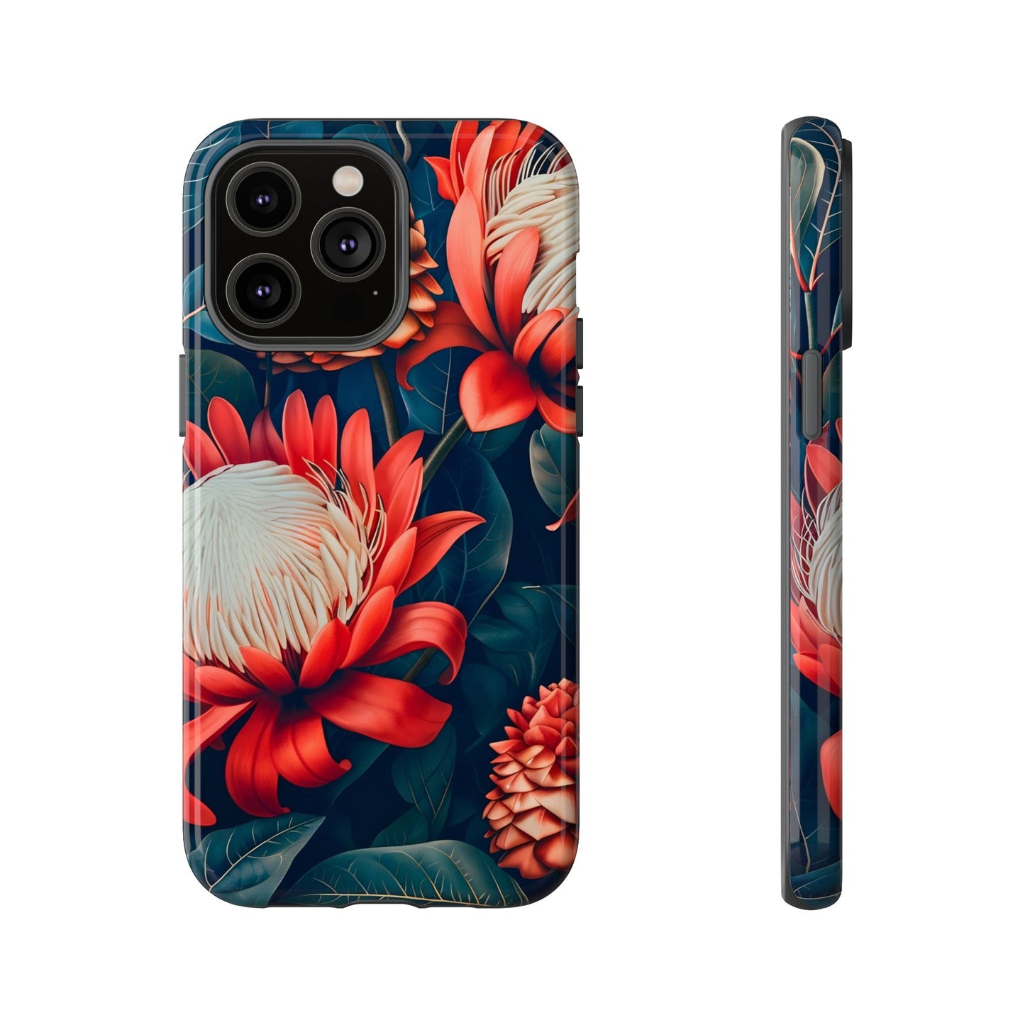 Floral Phone Case for Tough Love, Durable Cover, Unique Gift for Nature Lovers, Birthday, Mother's Day, Floral Design