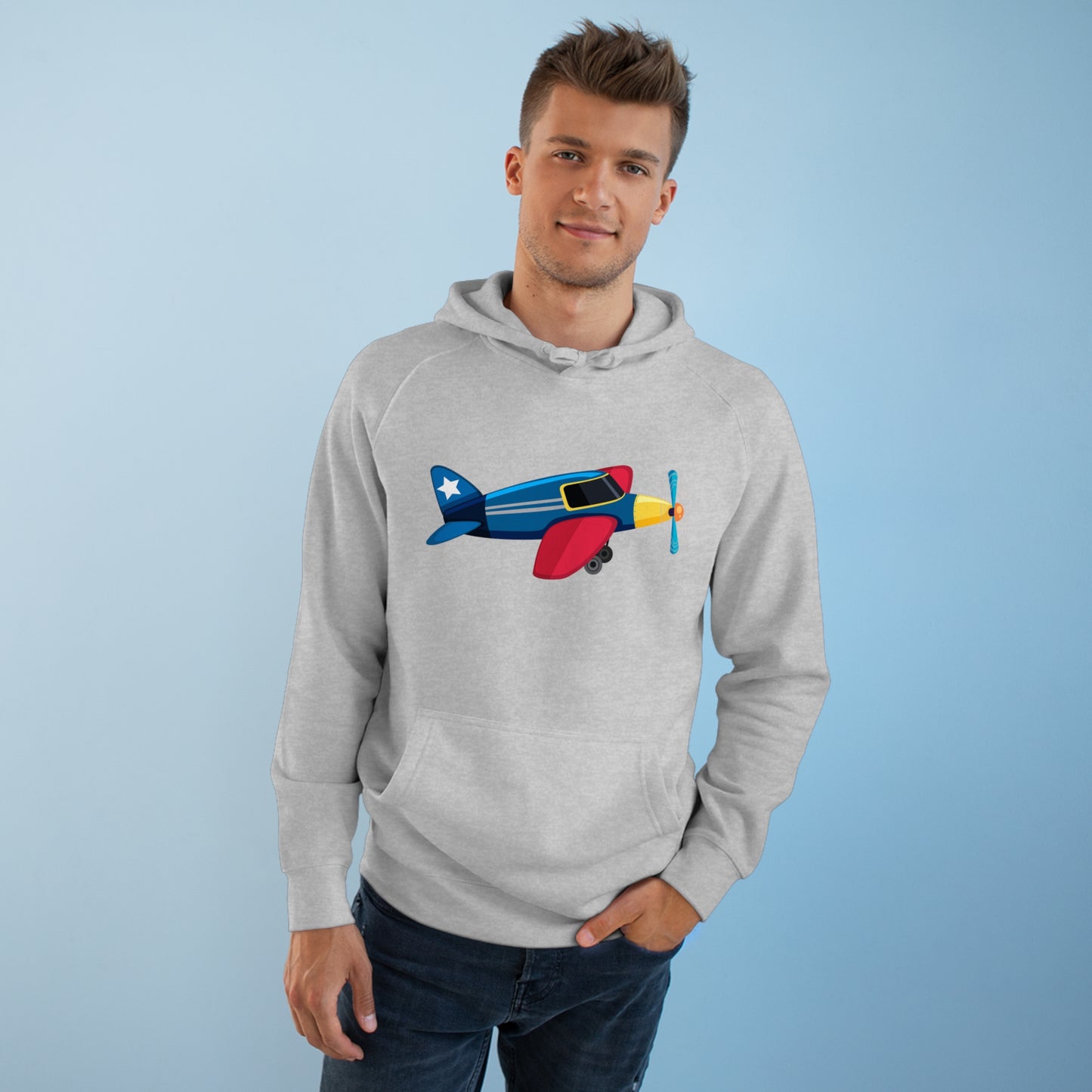 Unisex Hoodie - Versatile Retro Aviation Design