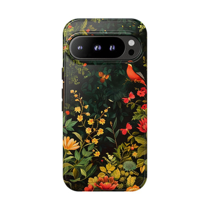 Floral Tough Phone Case, Nature-Inspired Design, Ideal for Garden Lovers, Gift for Birthdays, Christmas, Eco-Friendly Accessory
