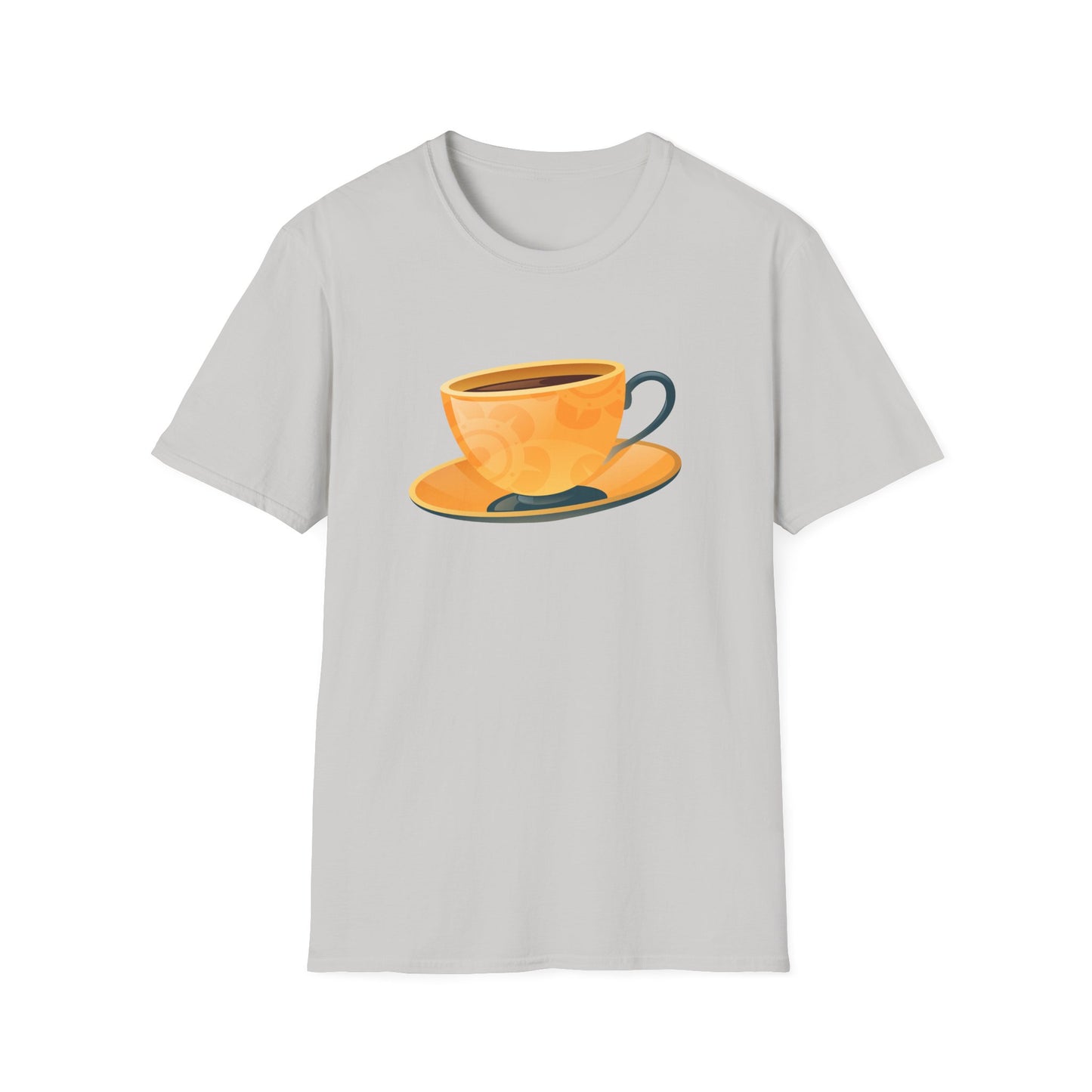 Elegant British Tea Cup - Classic Tea Time Fashionable Unisex Softstyle T-Shirt