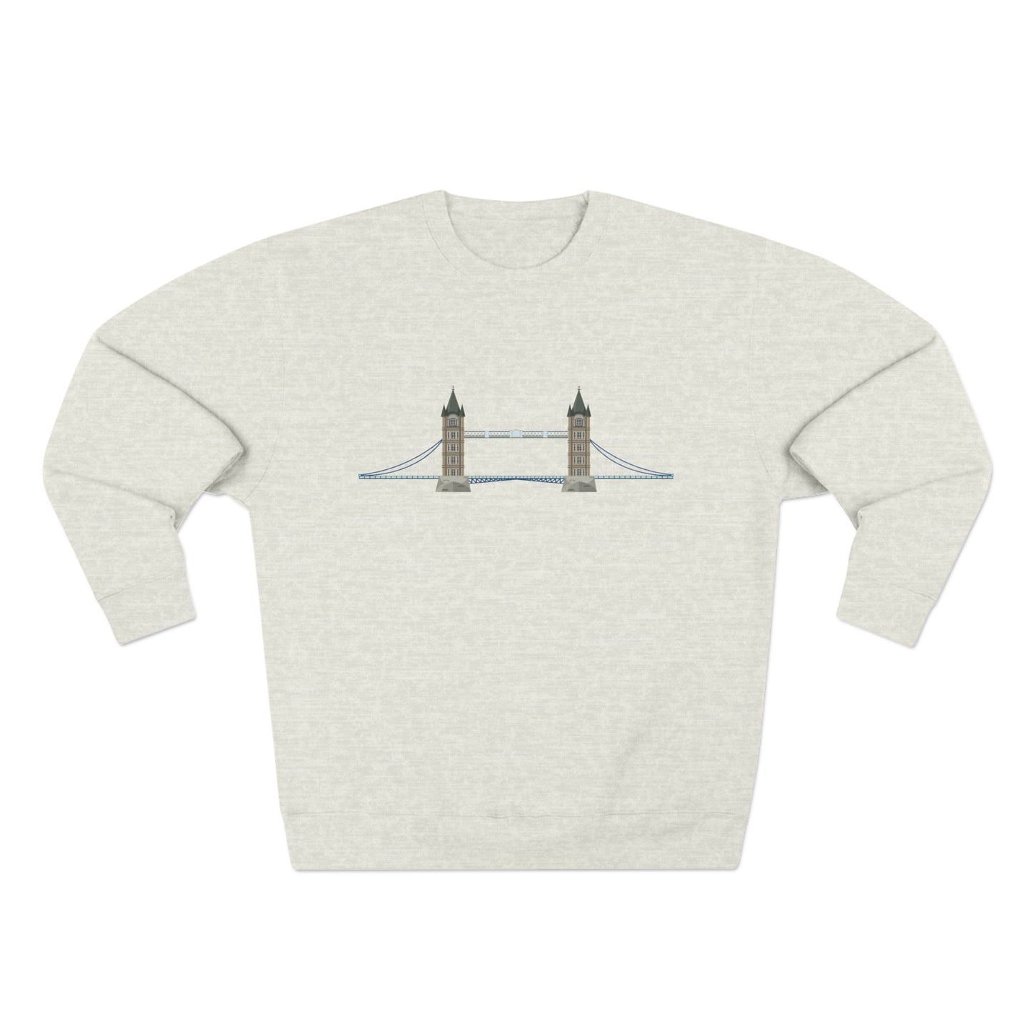 Unisex Crewneck Sweatshirt - Tower Bridge - Iconic London Landmark