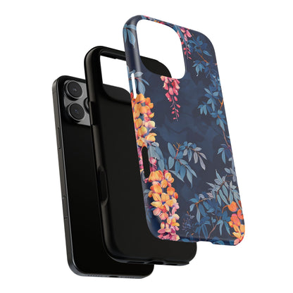 Floral iPhone Case, Tough Phone Cover, Gift for Her, Nature Lover Accessory, Spring Decor, Unique Floral Design