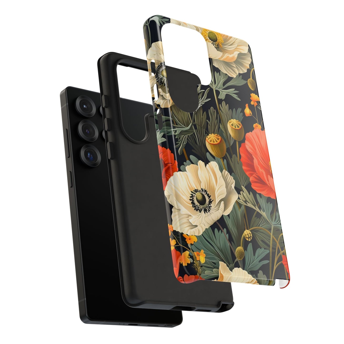 Floral Phone Case - Tough Cases with Vibrant Garden Design, Phone Accessory, Gift for Her, Spring Style, Nature Lover