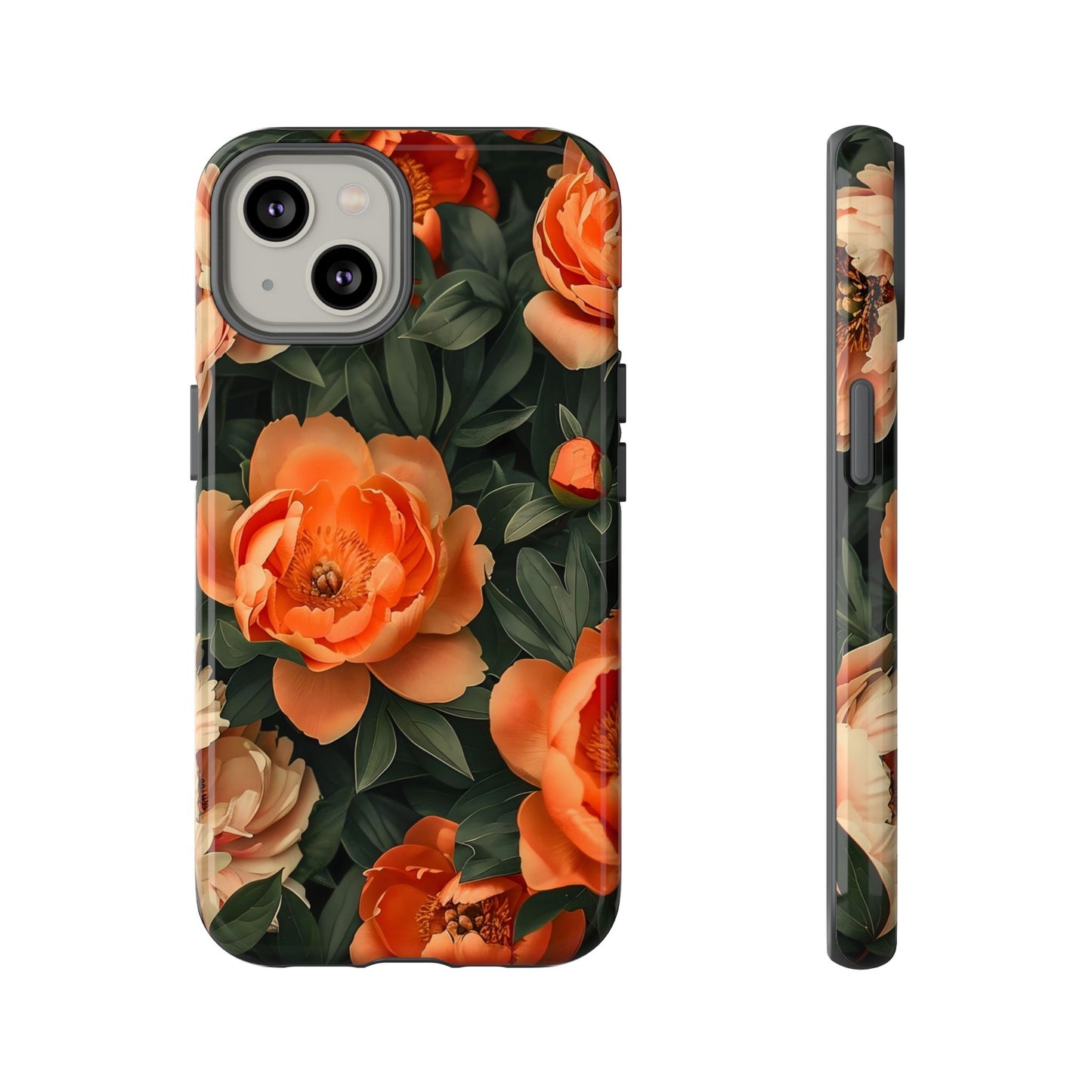 Stylish Floral Phone Case, Tough Cases, Floral Phone Cover, Gift for Her, Spring Accessories, Mother's Day, Phone Protection