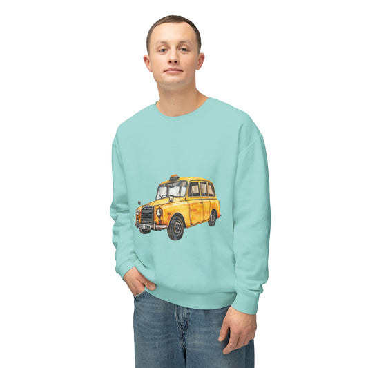 Unisex Lightweight Crewneck Sweatshirt - British Vintage Car