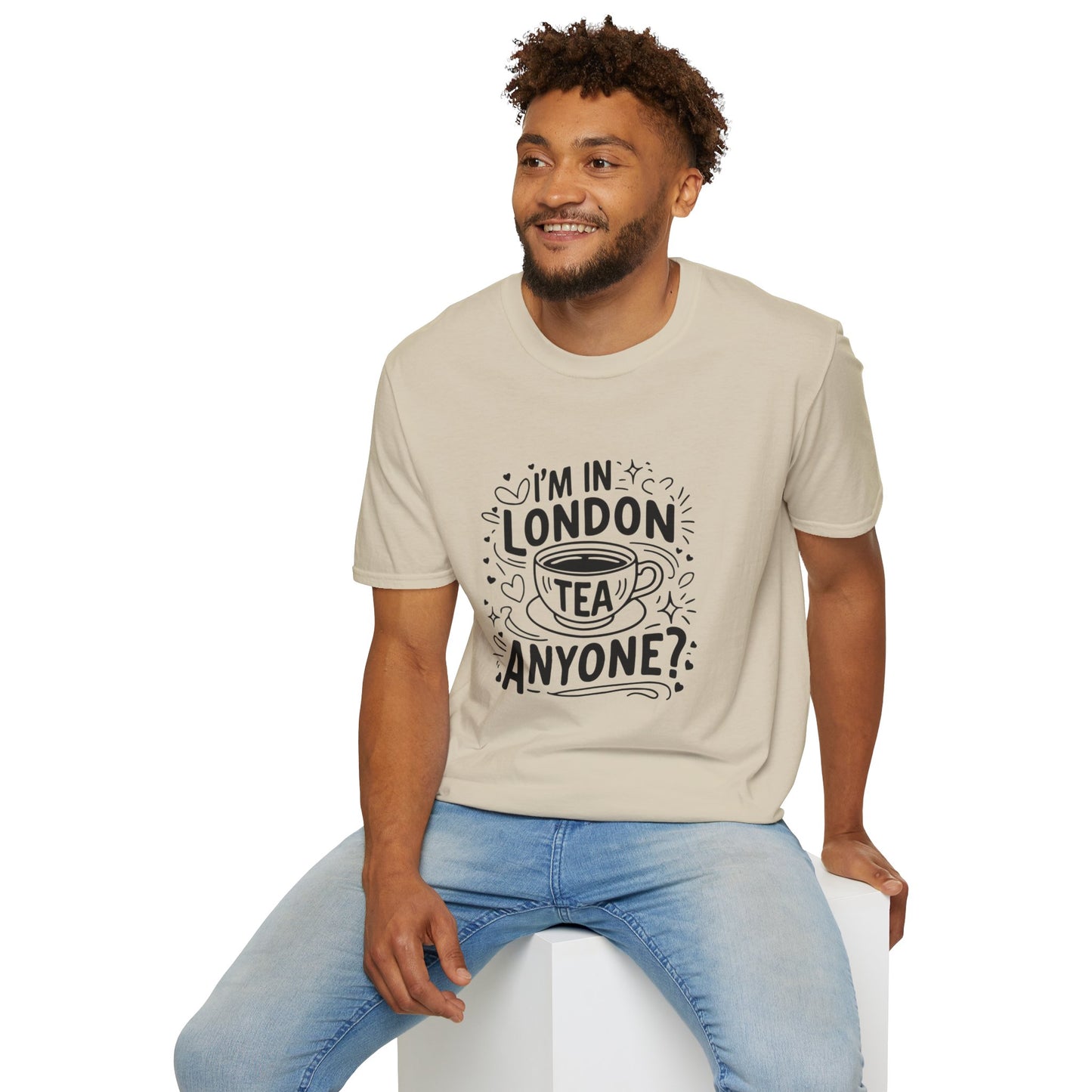 London's Nostalgic Tea Trendy Unisex Softstyle T-Shirt