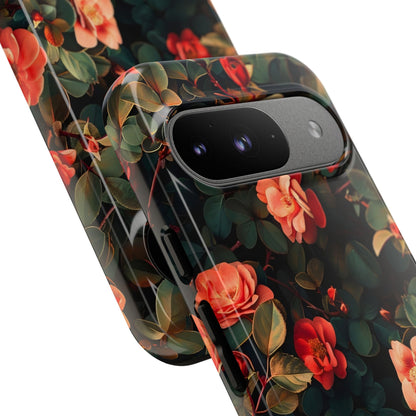 Floral Phone Case - Elegant Floral Design, Tough Protective Case, Perfect Gift for Her, Trendy Phone Accessories, Mother’s Day, Birthday