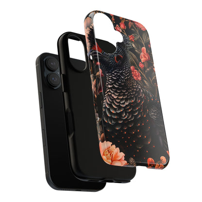 Tough Cases: Floral Design Phone Case, Stylish Protection for Your Phone, Unique Gift for Bird Lovers, Vibrant Floral Art, [...]