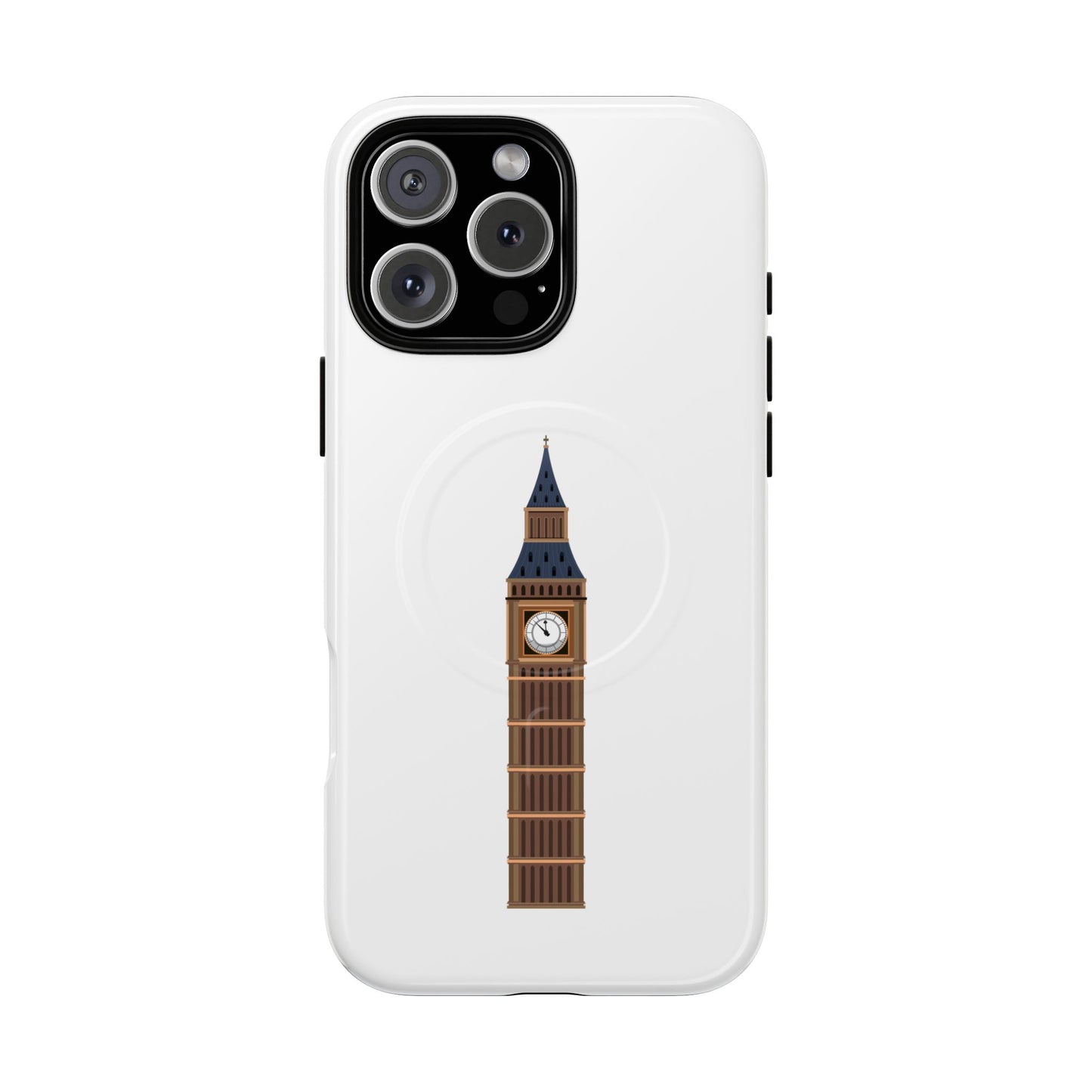 Tough Magnetic Phone Cases with Iconic Big Ben Design, Phone Protector, Unique Gift, London Souvenir, Magnetic Case for Phones