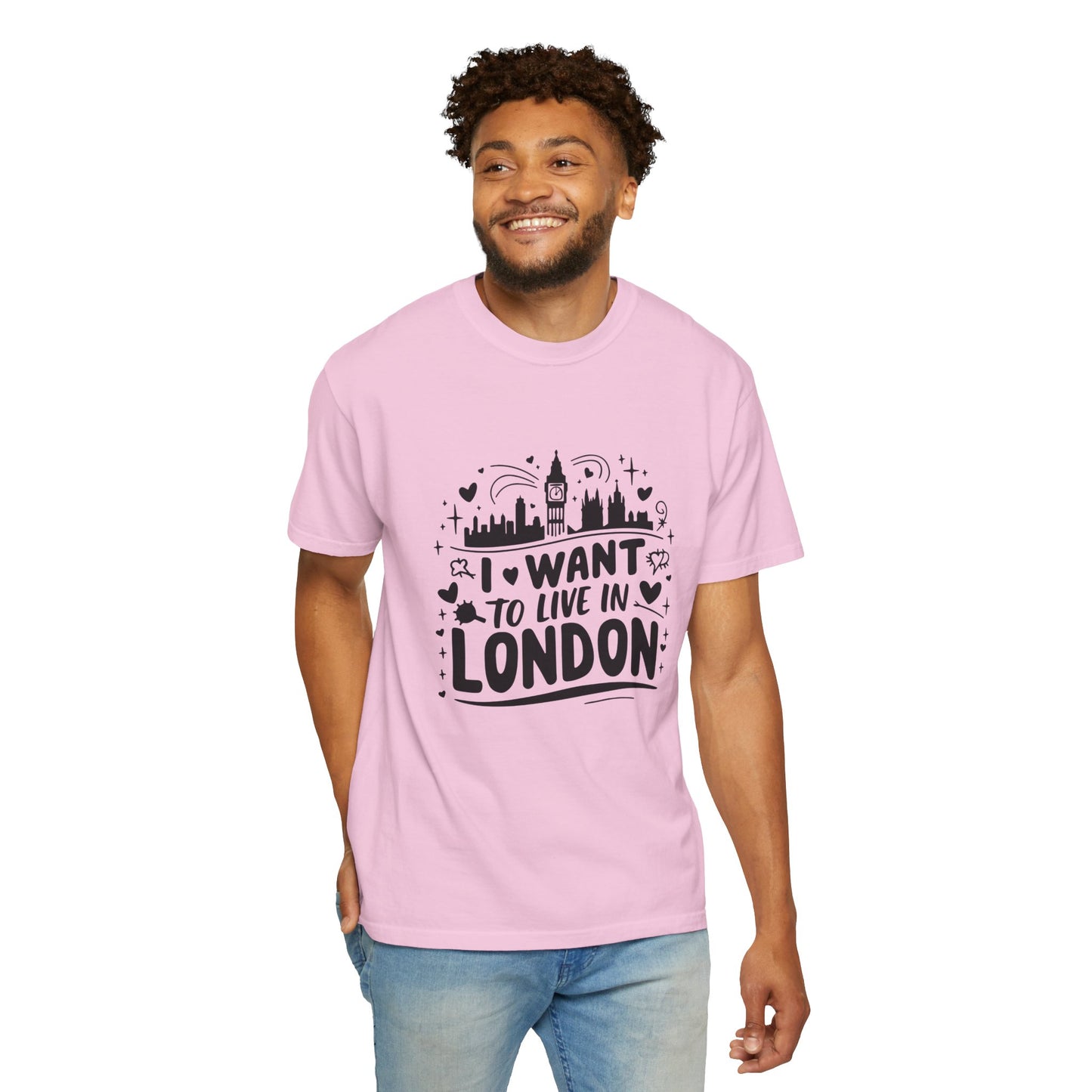 London Vibes Unisex Garment-Dyed T-shirt
