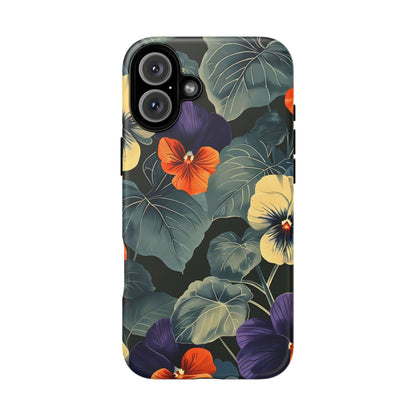 Tough Cases Floral iPhone Case, Tough Phone Cover, Stylish Floral Design, Gift for Her, Summer Vibe, Durable Protective Case