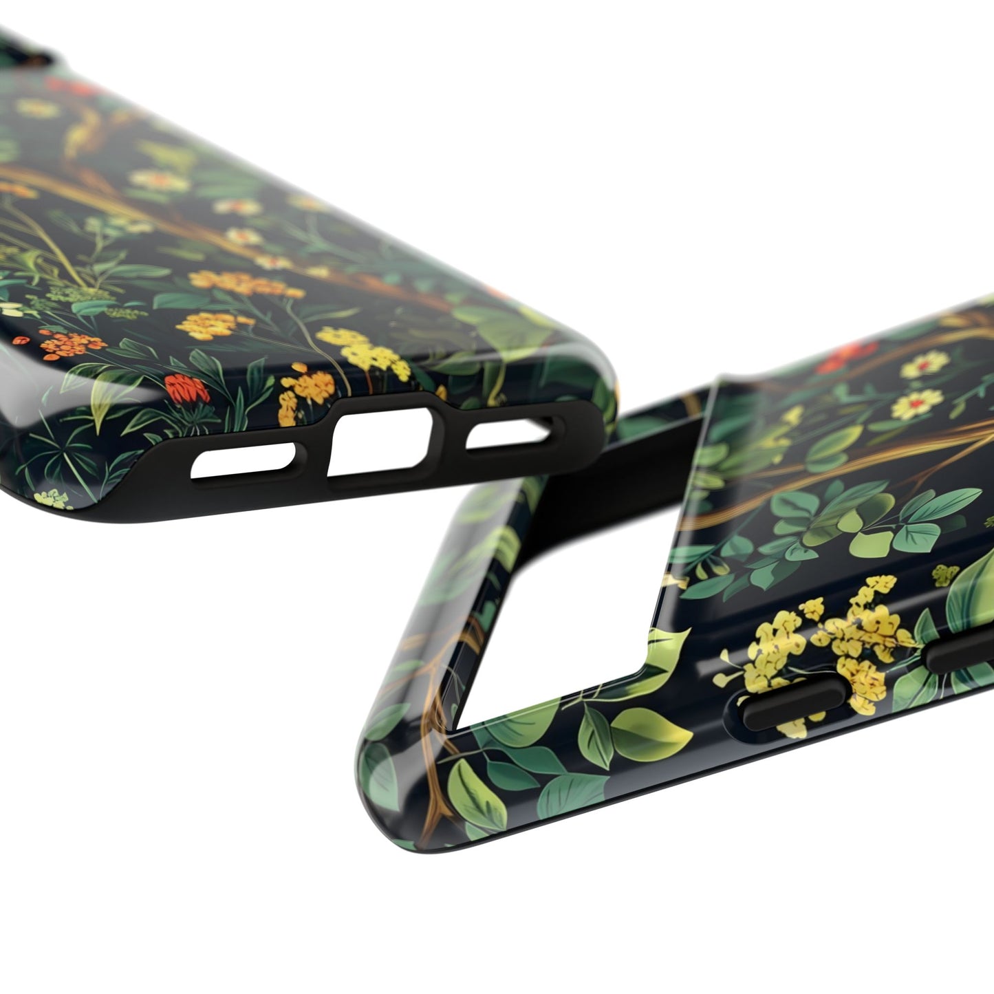 Floral iPhone Case, Nature Inspired Tough Case, Botanical Phone Cover, Eco-Friendly Gift, Unique Floral Design