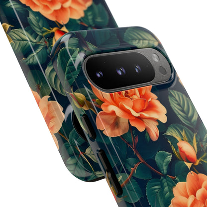 Floral Phone Case, Tough Cases for Nature Lovers, Botanical Design, Phone Protection, Gift for Her, Trending Floral Accessories