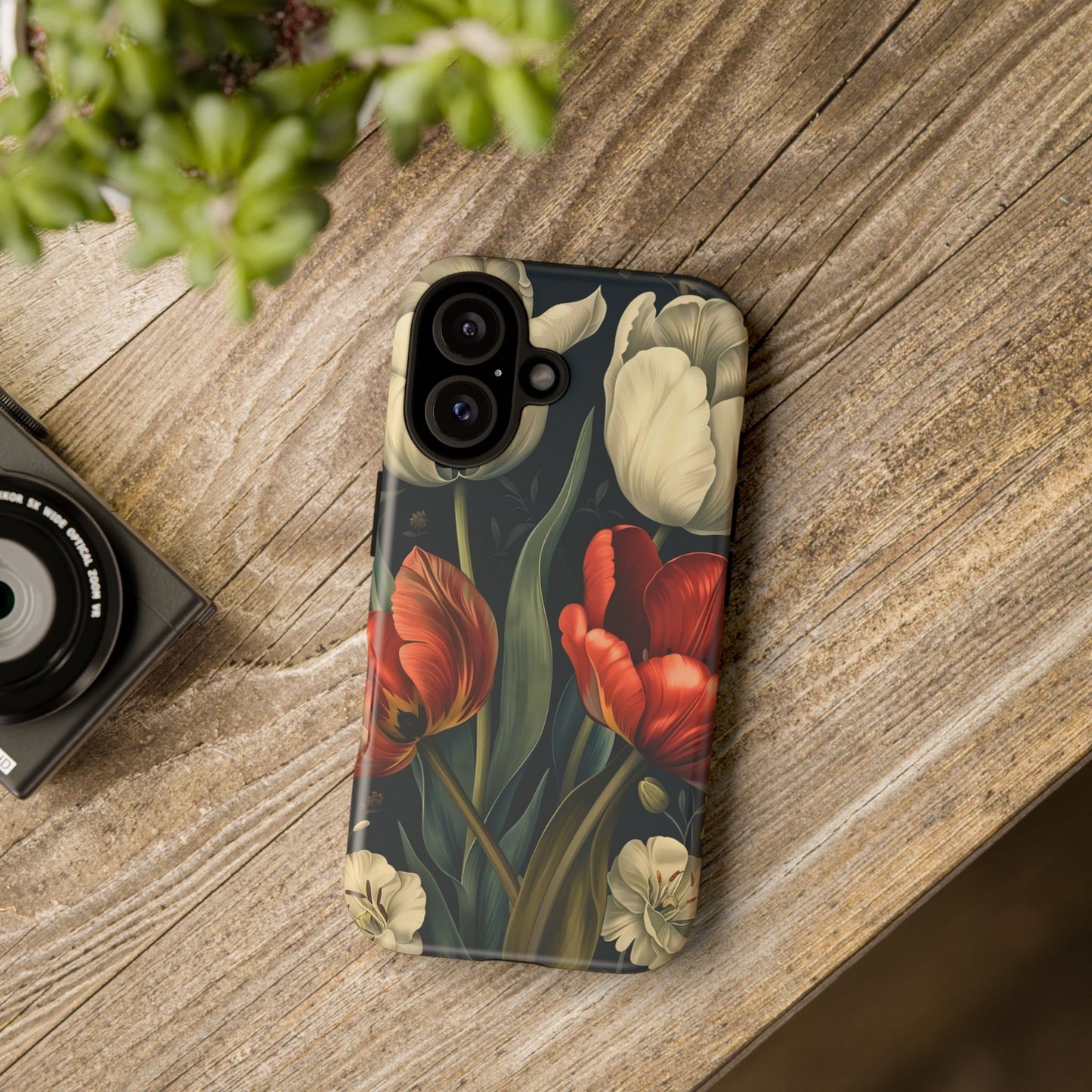 White Flower Tough Cases