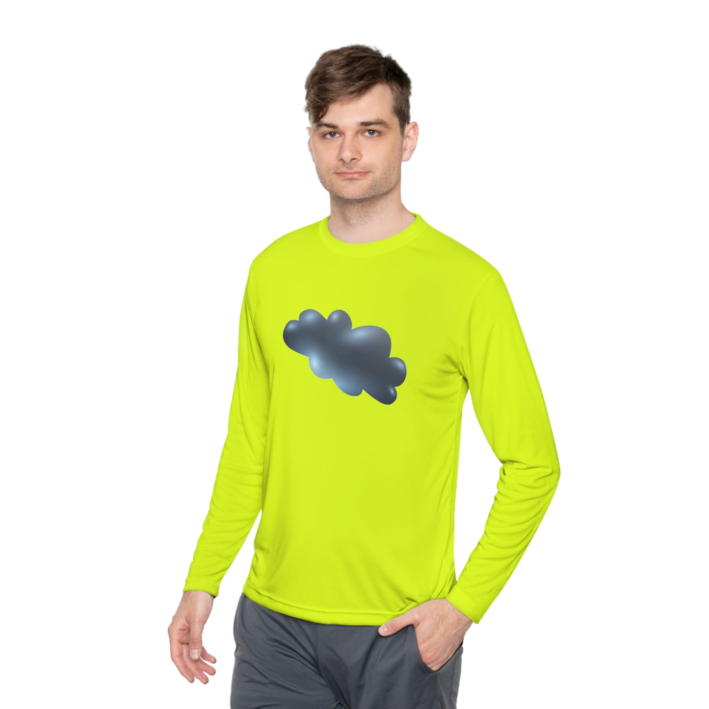 Unisex Lightweight Long Sleeve Tee - Serene Cloudscape - Dreamy Cloud