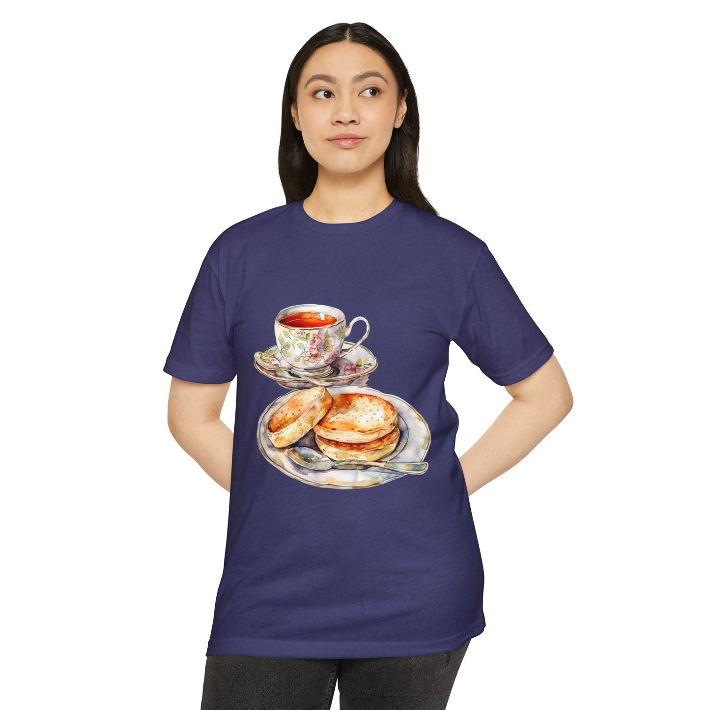 Unisex CVC Jersey T-shirt - The Flavors of Britain - Traditional Recipes Reimagined