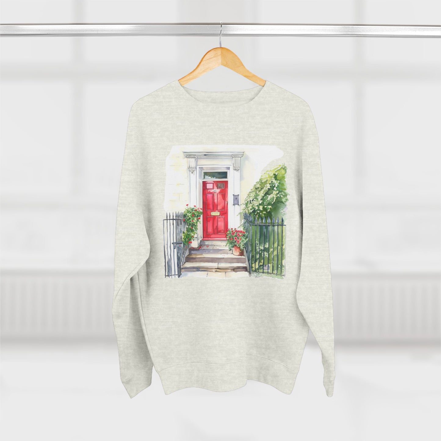 Unisex Crewneck Sweatshirt - Street London Aesthetics Urban Charm and Classic City Vibes