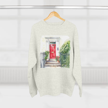 Unisex Crewneck Sweatshirt - Street London Aesthetics Urban Charm and Classic City Vibes