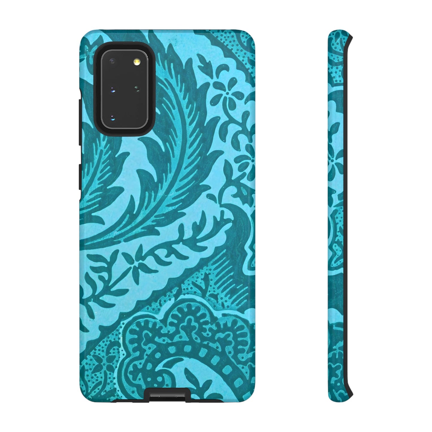 Protective Phone Case with Elegant Teal Design, Tough Cases, Floral Phone Cover, Stylish Smartphone Protection, Gifts for Her, Trendy [...]
