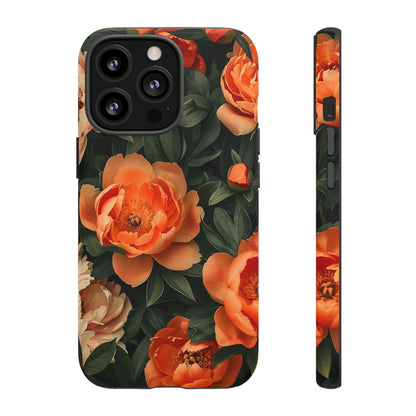 Stylish Floral Phone Case, Tough Cases, Floral Phone Cover, Gift for Her, Spring Accessories, Mother's Day, Phone Protection