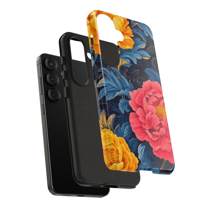 Floral Phone Case, Tough Cases, Stylish Mobile Cover, Gifts for Her, Phone Accessories, Unique Flower Design