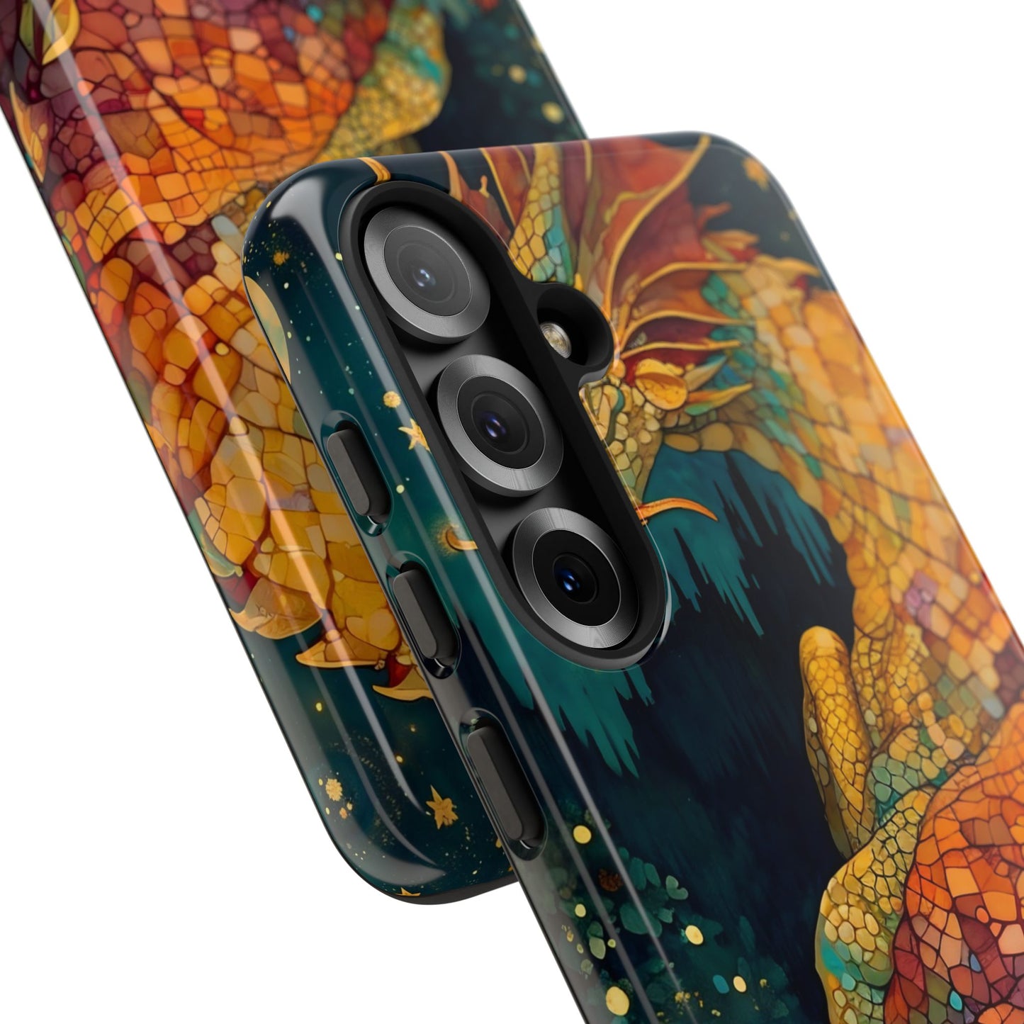 Dragon Art Phone Case, Tough Phone Cover, Fantasy Gift, Unique Mobile Accessory, Dragon Lover Gift, Stylish Protection