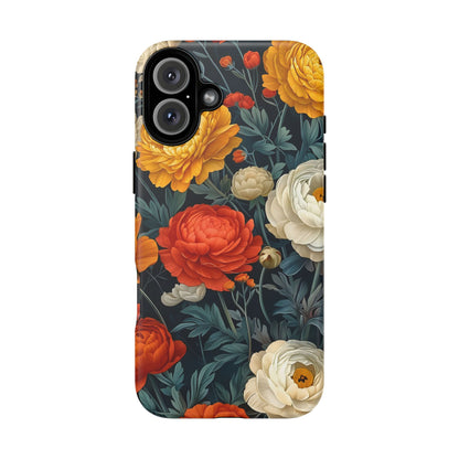 Floral Tough Case for Phones | Durable Floral Phone Cover, Boho Chic, Unique Gift for Her, Phone Protection, Flower Design
