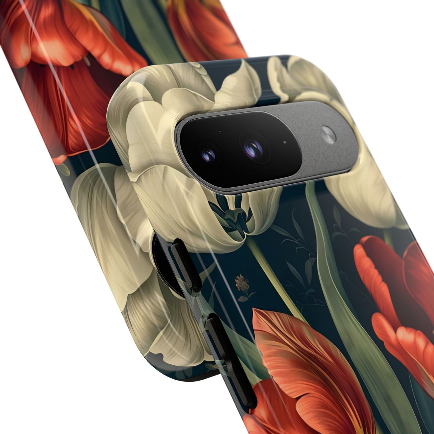 White Flower Tough Cases