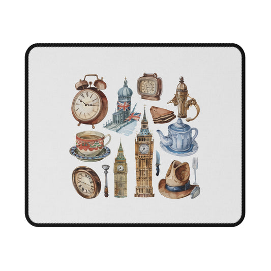 London-Themed Non-Slip Gaming Mouse Pad, Perfect for Gamers, Gifts for Him/Her, Desk Decor, Home Office Essentials