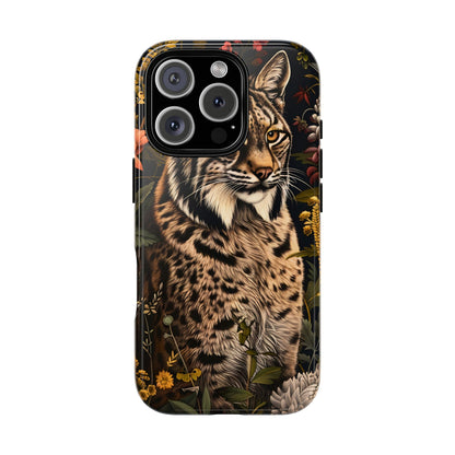 Wildlife Phone Case with Lynx Design, Tough Cases, Animal Lovers Gift, Nature Inspired Accessories, Unique Tech Protection