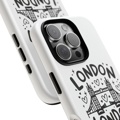Love London Bridge Phone Case, Tough Cases for London Lovers, Cute Protection, Travel Gift, Phone Accessory, Design with Love