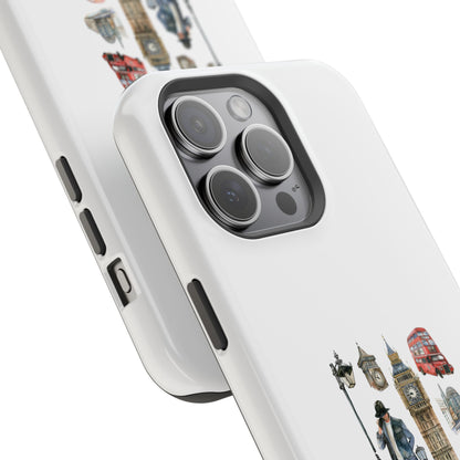 London-Inspired Magnetic Tough Cases | Custom Phone Covers for Travel Lovers, Gift for Friends, Unique Accessories, Phone Protection
