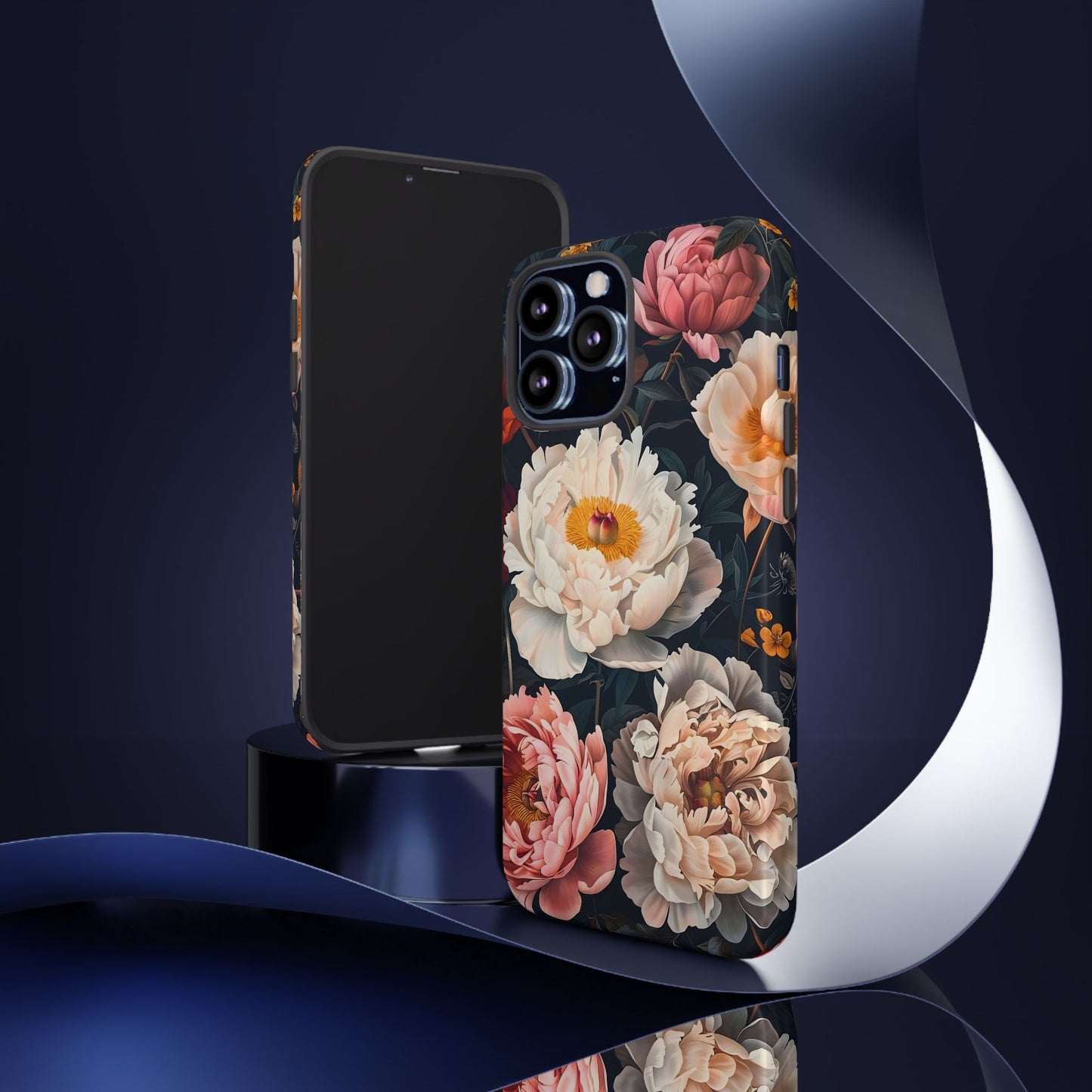 Floral Phone Case, Tough Phone Cover, Flower Design, Unique Gift for Her, Trendy Accessory, Spring Decor