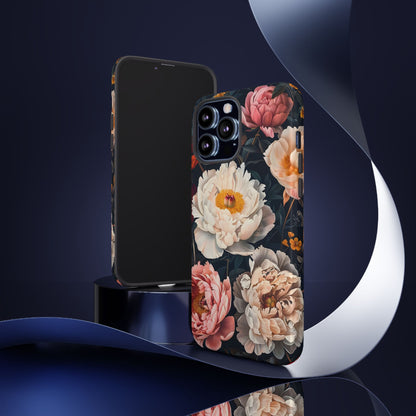 Floral Phone Case, Tough Phone Cover, Flower Design, Unique Gift for Her, Trendy Accessory, Spring Decor