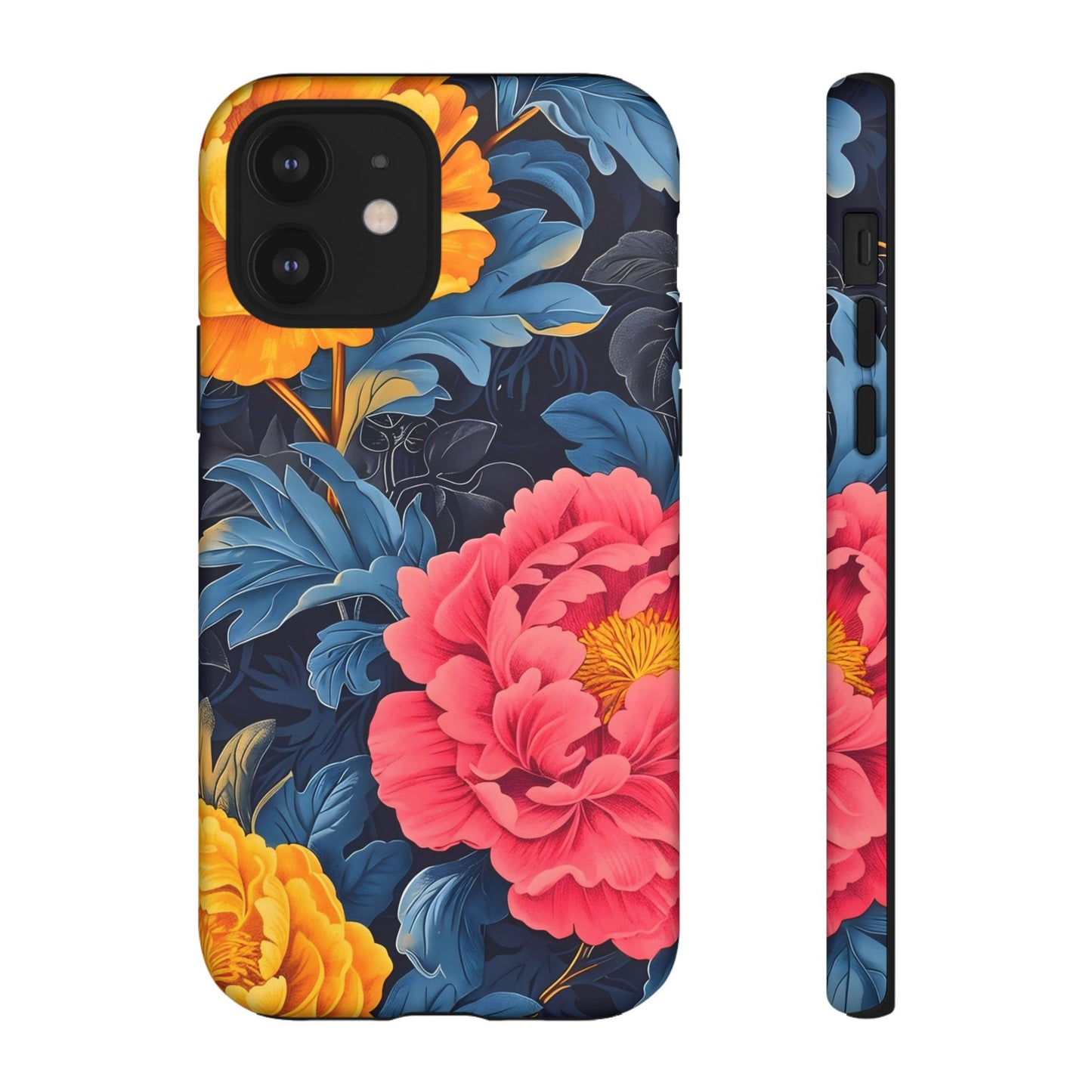 Floral Phone Case, Tough Cases, Stylish Mobile Cover, Gifts for Her, Phone Accessories, Unique Flower Design