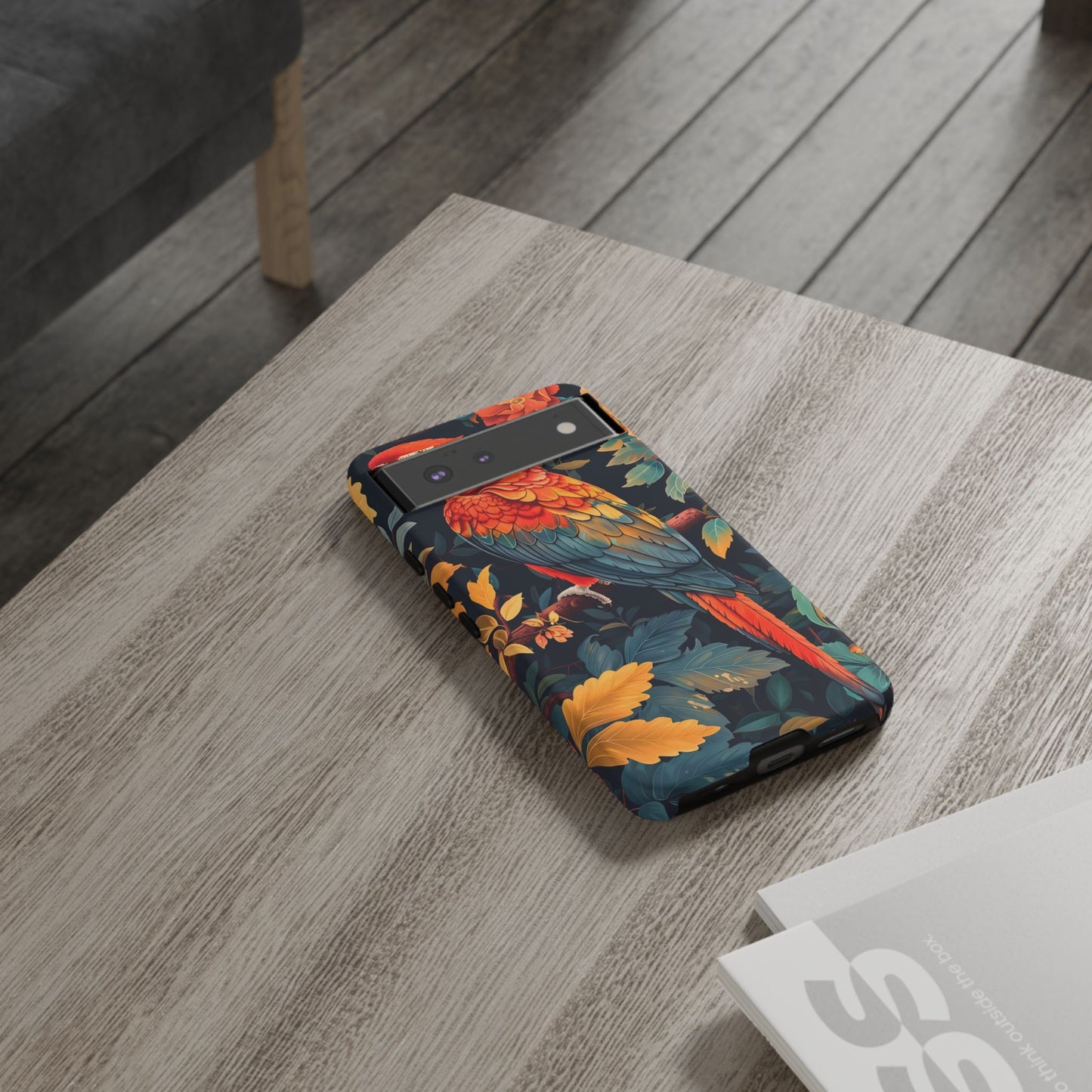 Vibrant Parrot Phone Case - Tough, Stylish, Nature-Inspired, Tropical, Wildlife, Perfect Gift, Summer Vibes