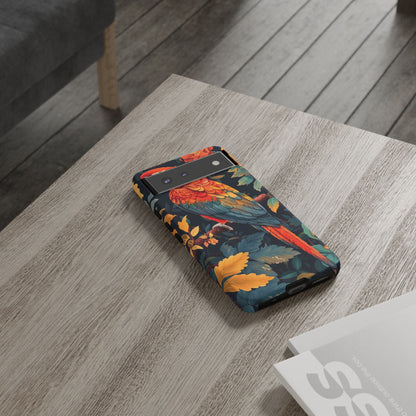 Vibrant Parrot Phone Case - Tough, Stylish, Nature-Inspired, Tropical, Wildlife, Perfect Gift, Summer Vibes