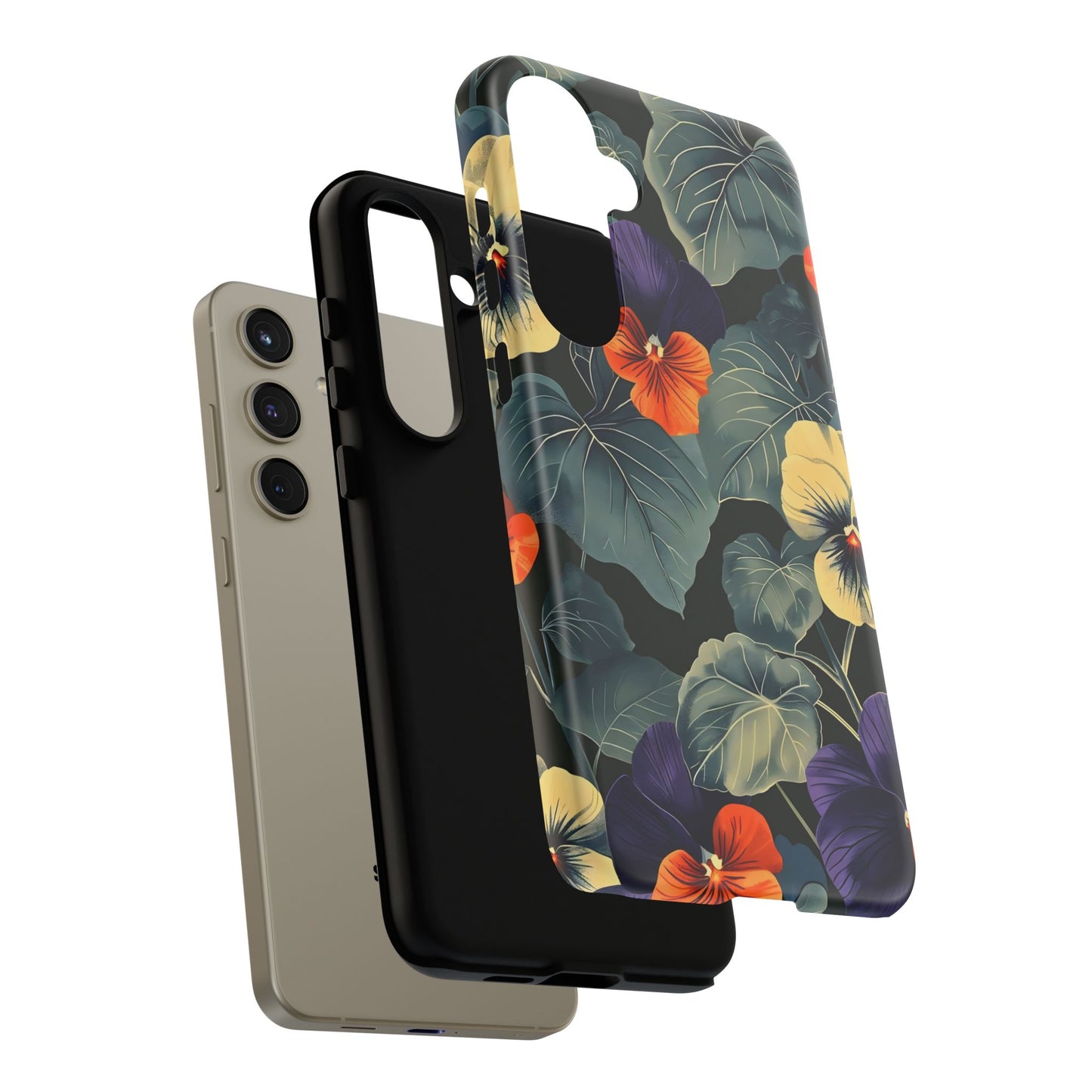 Tough Cases Floral iPhone Case, Tough Phone Cover, Stylish Floral Design, Gift for Her, Summer Vibe, Durable Protective Case