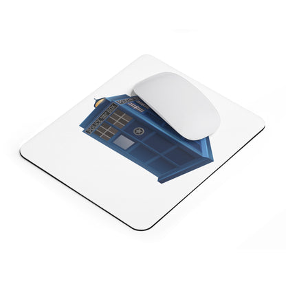 TARDIS Mouse Pad - Geeky Desk Accessory, Whimsical Home Office Gift, Doctor Who Merchandise, Unique Gamer Decor, Science Fiction Fan Gift