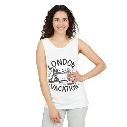 Unisex Garment-Dyed Tank Top - London Vacation