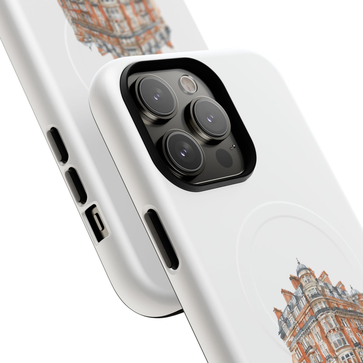 Elegant Tough Magnetic Case with Urban Design, Phone Case, Smartphone Protector, Gift for Her, Unique Tech Accessories