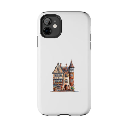 Artistic Tough Phone Cases with Vintage Architecture Design