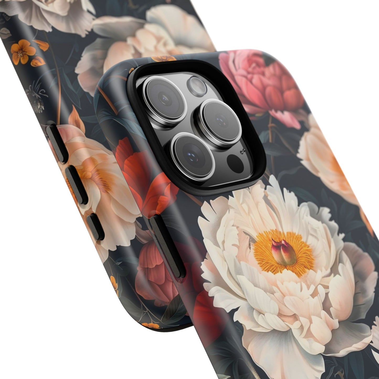 Floral Phone Case, Tough Phone Cover, Flower Design, Unique Gift for Her, Trendy Accessory, Spring Decor