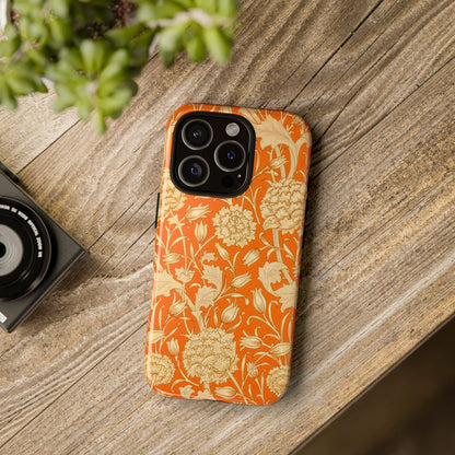 Floral Phone Case, Vibrant Tough Cases for Garden Lovers, Stylish Protection, Gift for Birthdays, Spring Decor, Unique Design