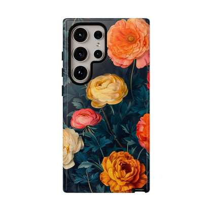 Floral Phone Case - Tough Cases, Stylish Protection, Gift for Flower Lovers, Customizable Cover, Floral Design Mobile Accessory