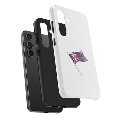Union Jack Tough Phone Cases, Durable Phone Covers, British Flag Cases, UK Pride Accessories, Gift for Travelers