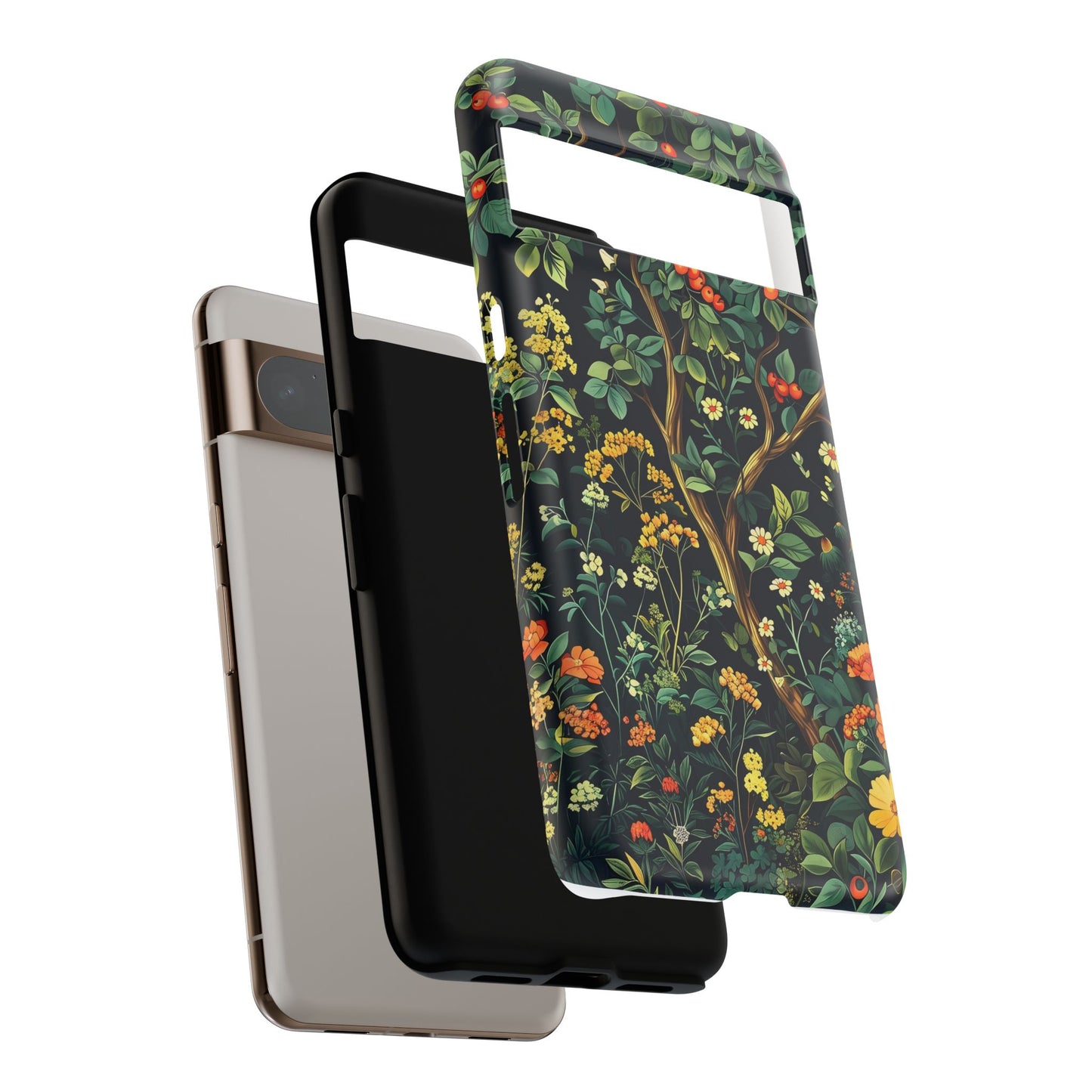 Floral Phone Case - Tough Cases, Colorful Nature Design, Gift for Flower Lovers, Phone Accessory, Unique Cell Phone Cover