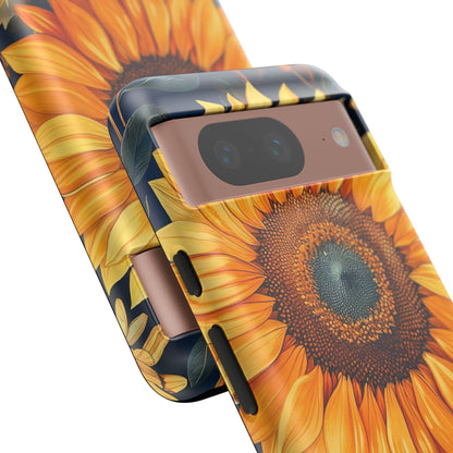 Sunflower Phone Case - Floral Design for Nature Lovers, Cute Spring Accessory, Gift for Her, Eco-Friendly Cover