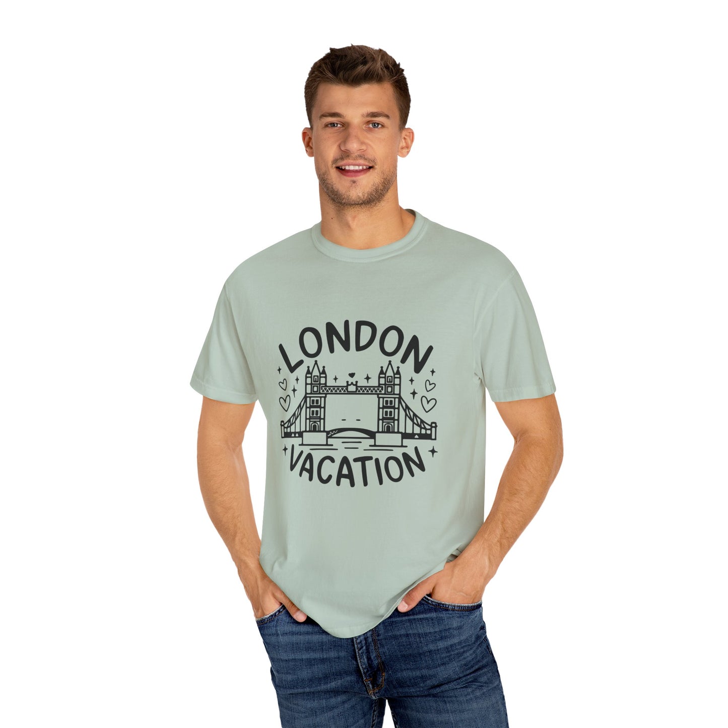 London Vacation Unisex Garment-Dyed T-shirt